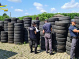 Biella, scoperta maxi discarica di pneumatici abbandonati