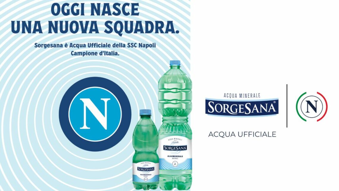 Sorgesana è l’acqua ufficiale della SSC Napoli Sorgesana è l’acqua ufficiale della SSC Napoli