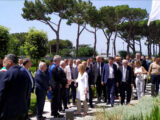 De Luca e Manfredi accolgono premier Meloni a Pompei
