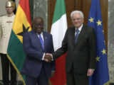 Mattarella riceve il presidente del Ghana