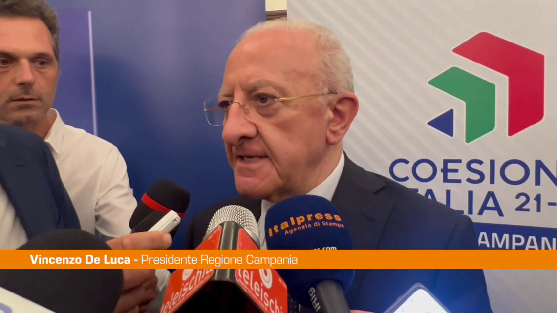 Campania, De Luca “Per Fondi coesione pronti a ricorrere al Tar” Campania, De Luca “Per Fondi coesione pronti a ricorrere al Tar”