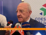 Campania, De Luca “Per Fondi coesione pronti a ricorrere al Tar”