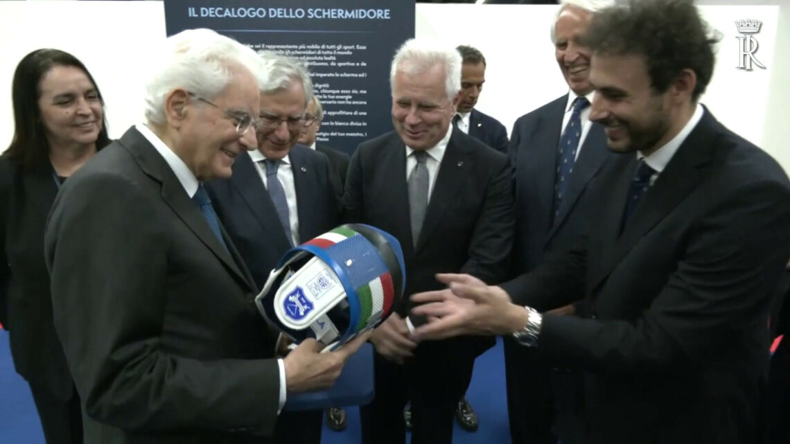 Mattarella apre ufficialmente i Mondiali di Scherma Milano 2023 Mattarella apre ufficialmente i Mondiali di Scherma Milano 2023