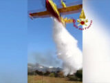 Incendio sull’isola di Vulcano, minacciate alcune abitazioni