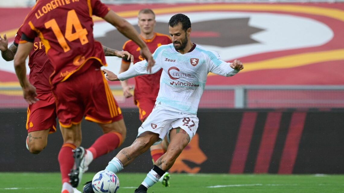 Doppiette di Belotti e Candreva, Roma-Salernitana 2-2 Doppiette di Belotti e Candreva, Roma-Salernitana 2-2
