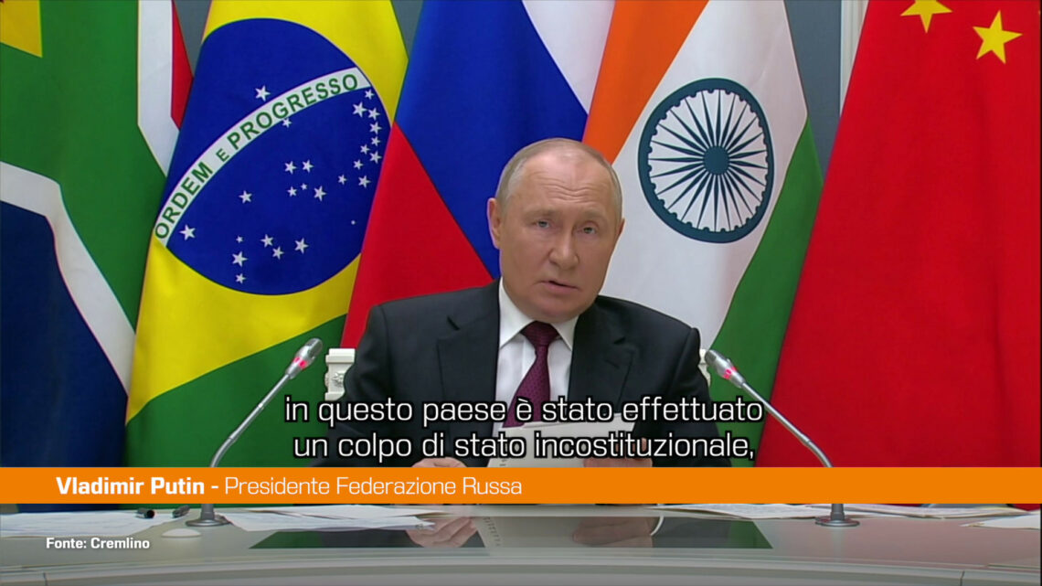 Putin “La guerra in Ucraina scatenata dall’Occidente” Putin “La guerra in Ucraina scatenata dall’Occidente”