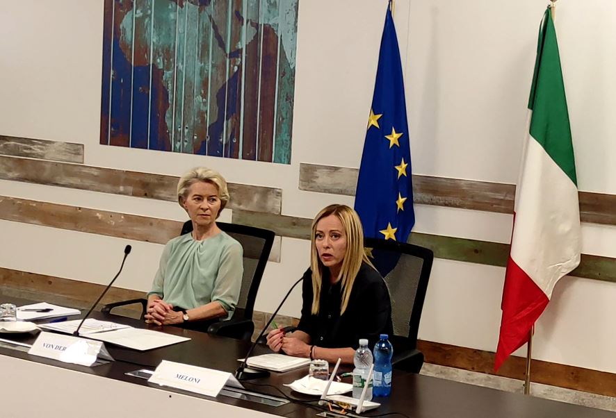 Migranti, Meloni “L’Europa deve lavorare insieme o sarà travolta” Migranti, Meloni “L’Europa deve lavorare insieme o sarà travolta”