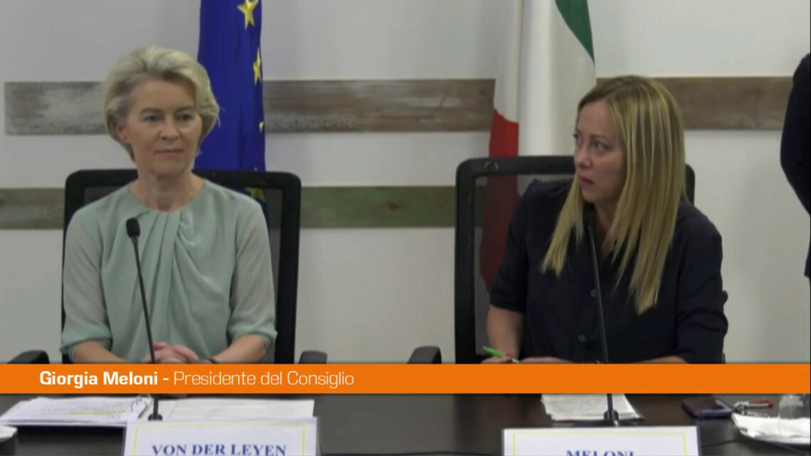 Migranti, Meloni “L’Europa lavori insieme o sarà travolta” Migranti, Meloni “L’Europa lavori insieme o sarà travolta”