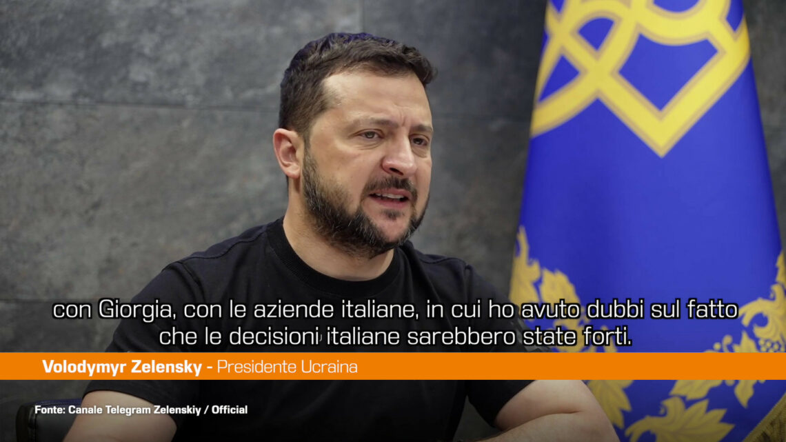Zelensky “Mai avuto dubbi sul sostegno dell’Italia” Zelensky “Mai avuto dubbi sul sostegno dell’Italia”