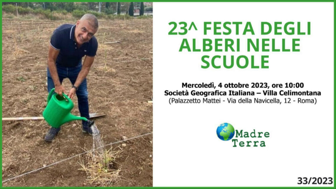 Madre Terra – Il 4 ottobre la Festa degli Alberi nelle Scuole Madre Terra – Il 4 ottobre la Festa degli Alberi nelle Scuole