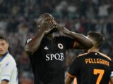 La Roma batte 2-0 il Frosinone, a segno Lukaku e Pellegrini