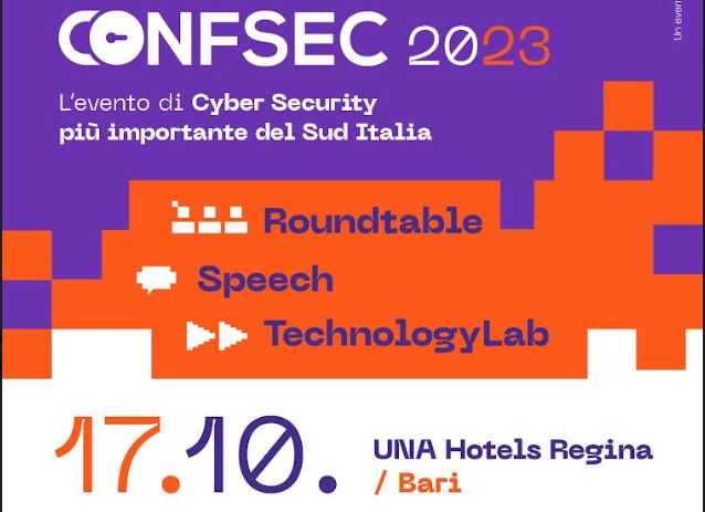 Al via a Bari l’ottava edizione di Confsec sul tema della cyber security Al via a Bari l’ottava edizione di Confsec sul tema della cyber security