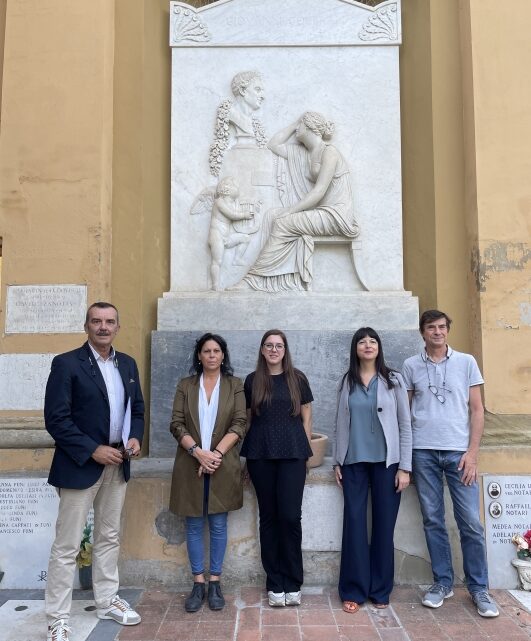 La tomba dei Rossini torna a nuovo splendore al Cimitero Monumentale della Certosa di Bologna