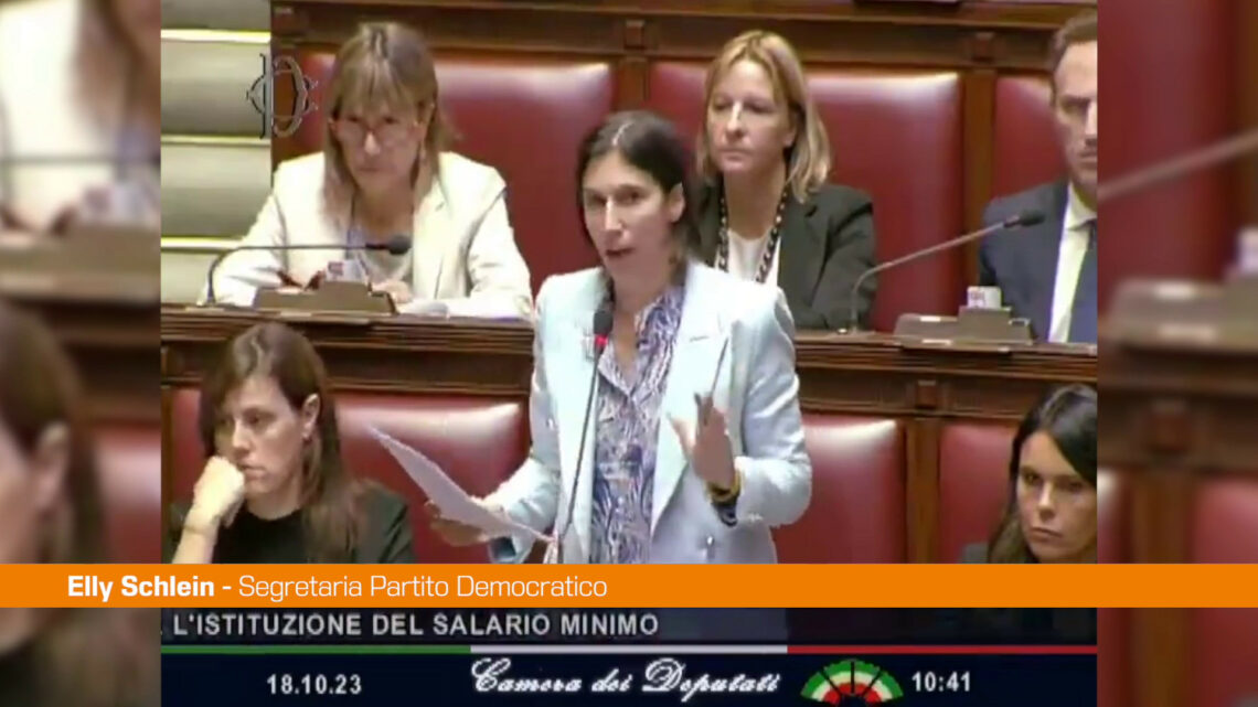Salario minimo, Schlein “I continui rinvii del Governo scelta cinica” Salario minimo, Schlein “I continui rinvii del Governo scelta cinica”