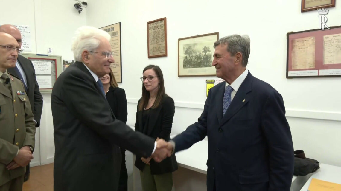 Mattarella visita Archivio storico dello Stato Maggiore dell’Esercito Mattarella visita Archivio storico dello Stato Maggiore dell’Esercito