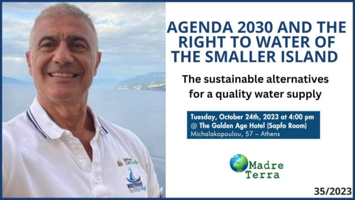 Madre Terra – Agenda 2030 e acqua di qualità per Isole minori Madre Terra – Agenda 2030 e acqua di qualità per Isole minori