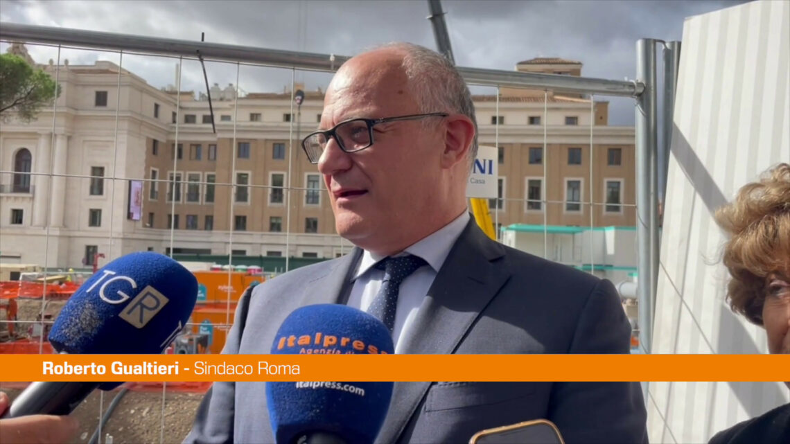 Gualtieri “Nuova passerella a Piazza Pia tassello importante” Gualtieri “Nuova passerella a Piazza Pia tassello importante”