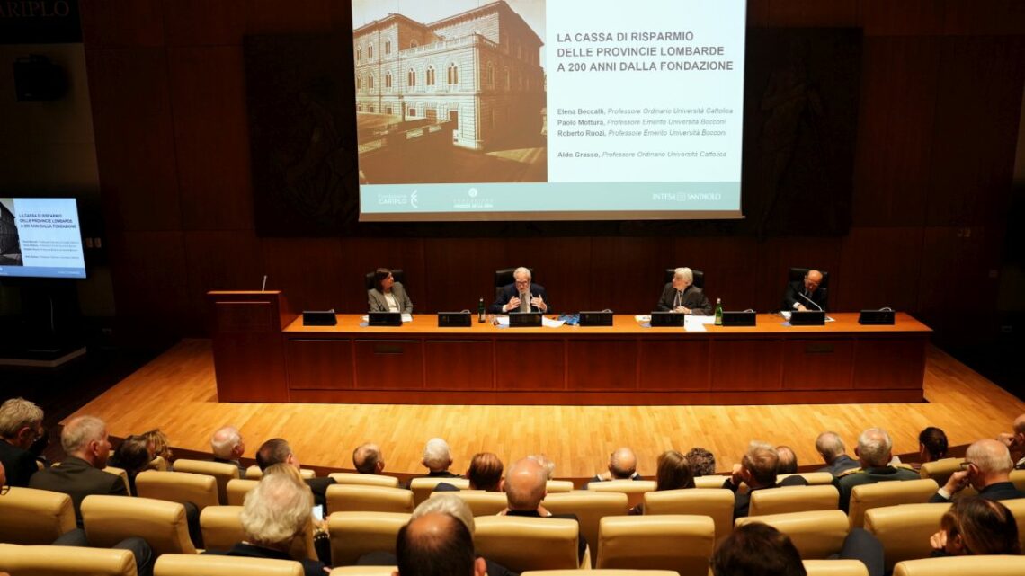 Intesa Sanpaolo e Fondazione Cariplo celebrano 200 anni Cassa Risparmio