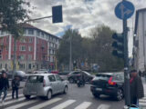 Milano, semafori spenti alla Bocconi e traffico in tilt