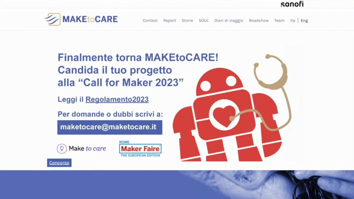 Il 29 novembre la premiazione del contest Make to Care Il 29 novembre la premiazione del contest Make to Care