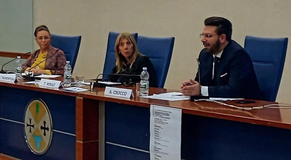 L'imprenditore statunitense di origini calabresi Alessandro Crocco alla presentazione del progetto Internazionalizzazione ed eccellenze alla sede del Consiglio regionale della Calabria.