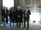 Uzbekistan, Mattarella visita complesso monumentale Shah-i-Zinda