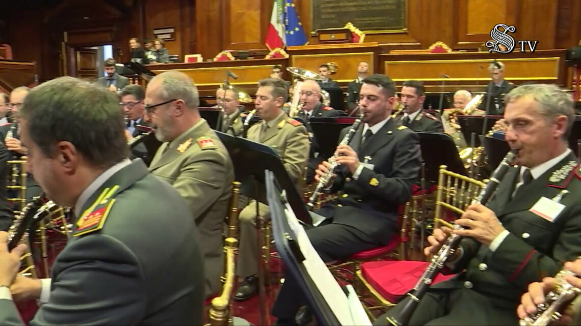 In Senato le prove per il concerto della Festa delle Forze Armate In Senato le prove per il concerto della Festa delle Forze Armate