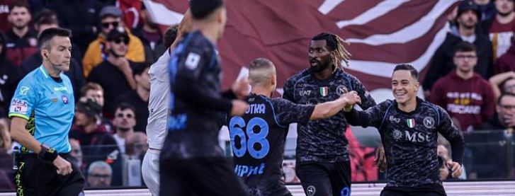 Serie A, il Napoli vince il derby contro la Salernitana