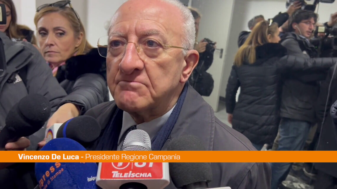 De Luca “Stadio Collana di Napoli restituito in stato vergognoso” De Luca “Stadio Collana di Napoli restituito in stato vergognoso”