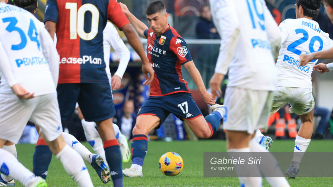 Genoa-Empoli 1-1, Cancellieri risponde a Malinovskyi Genoa-Empoli 1-1, Cancellieri risponde a Malinovskyi
