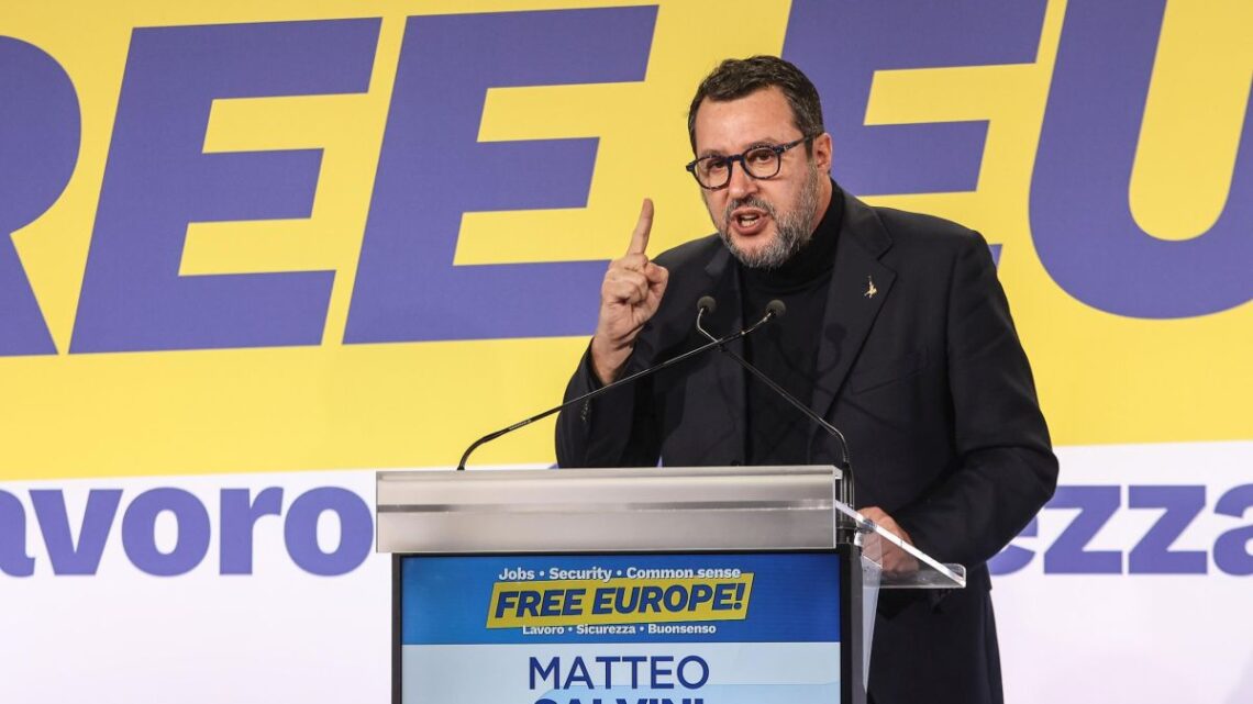 Salvini “Vogliamo cambiare la Ue, basta veti ai partiti sgraditi” Salvini “Vogliamo cambiare la Ue, basta veti ai partiti sgraditi”