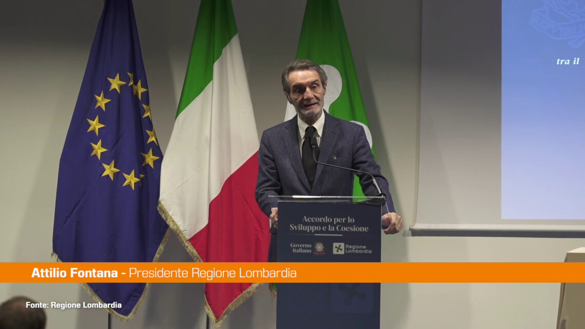 Fontana “Con il Governo accordo importante per la Lombardia” Fontana “Con il Governo accordo importante per la Lombardia”