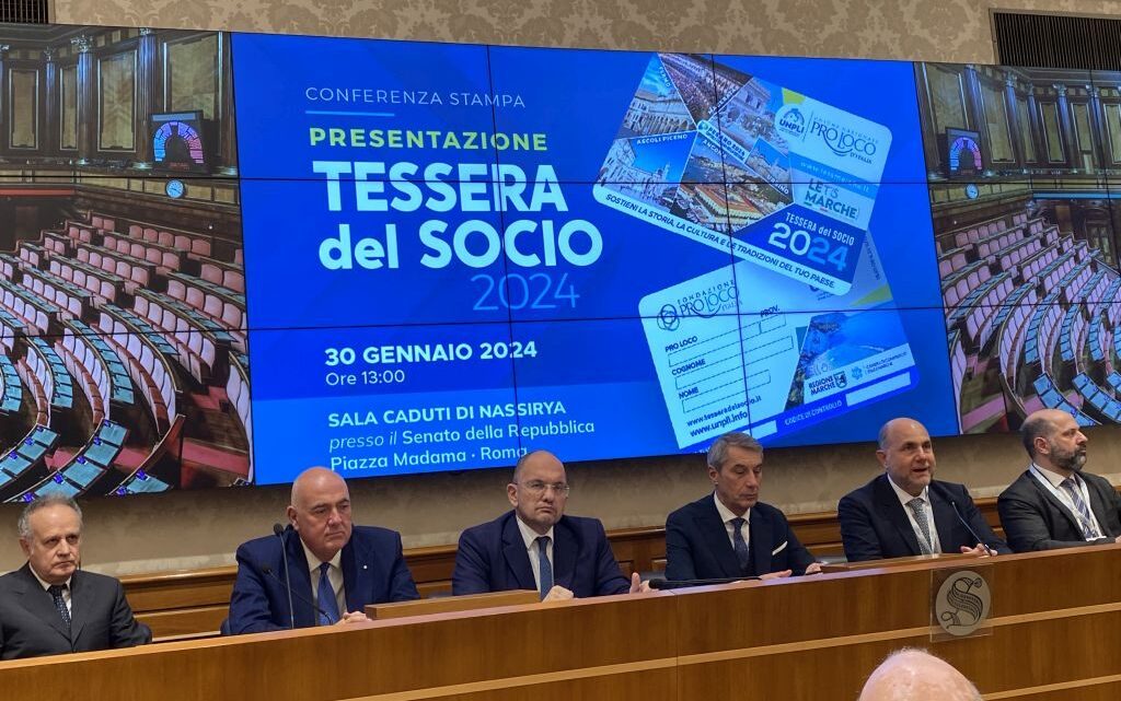 In Senato presentata tessera Socio Unpli 2024, sarà dedicata alle Marche In Senato presentata tessera Socio Unpli 2024, sarà dedicata alle Marche