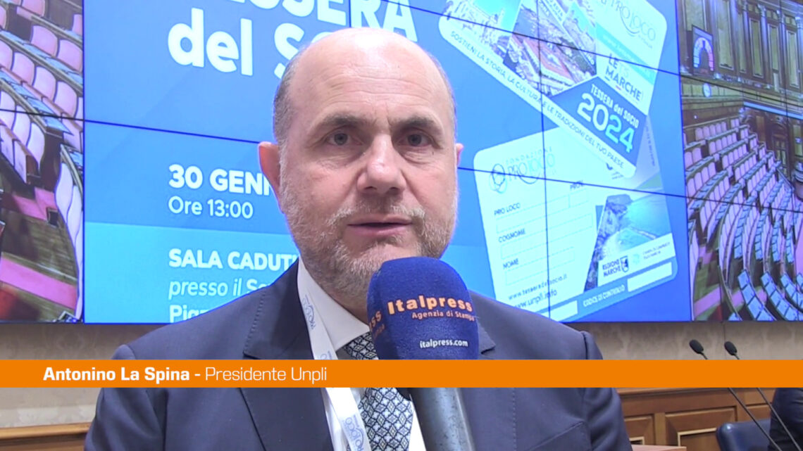 Tessera del socio Unpli, La Spina “Vogliamo promuovere le Marche” Tessera del socio Unpli, La Spina “Vogliamo promuovere le Marche”