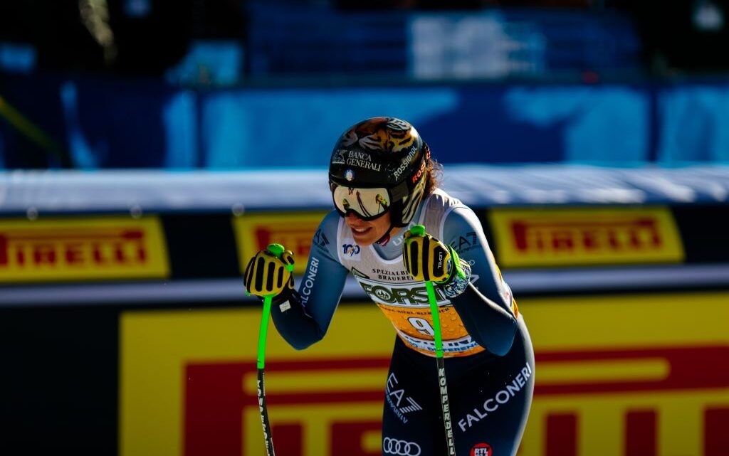 Podio per Brignone e Bassino al Super G di Crans Montana Podio per Brignone e Bassino al Super G di Crans Montana