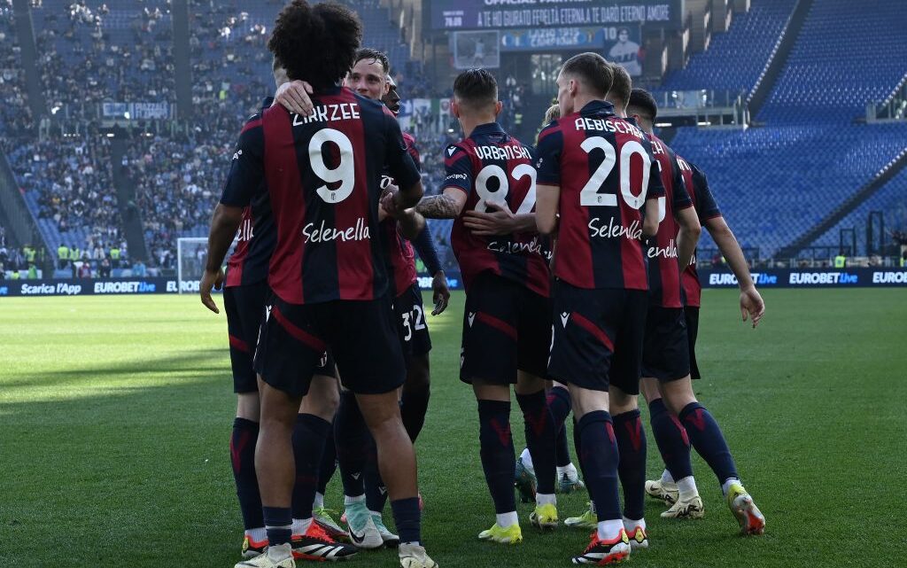Lazio-Bologna 1-2, i rossoblù in piena corsa Champions Lazio-Bologna 1-2, i rossoblù in piena corsa Champions