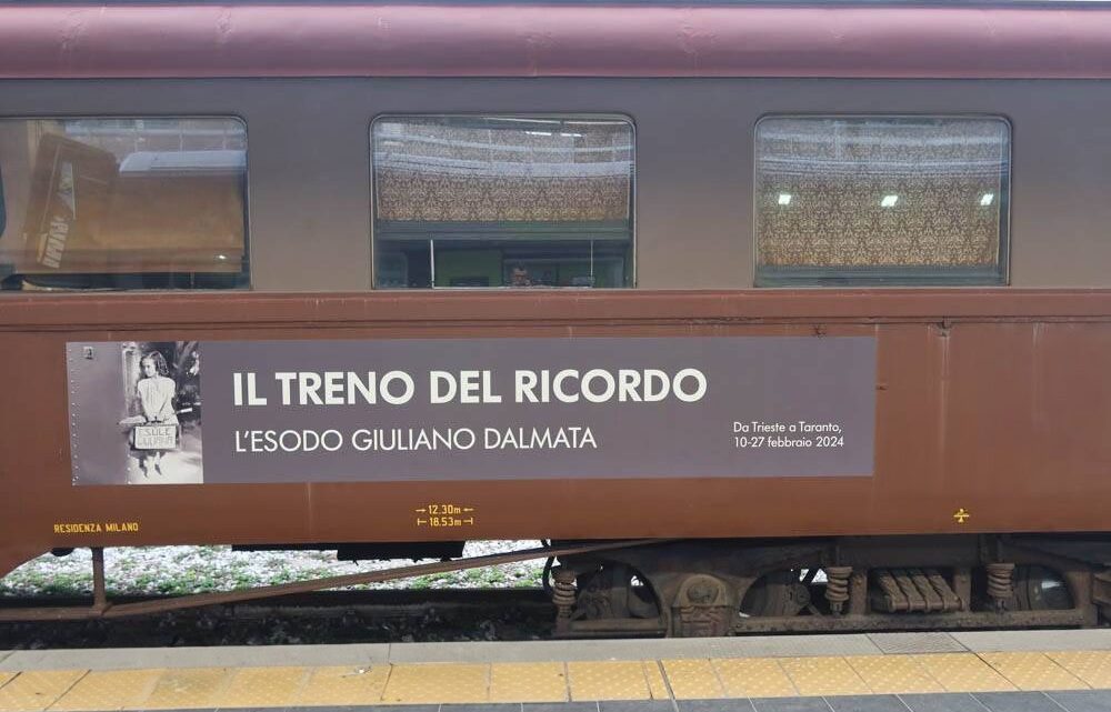Foibe ed esodo giuliano-dalmata: il treno del ricordo in un viaggio multimediale di dieci tappe un per onorare le vittime Foibe ed esodo giuliano-dalmata: il treno del ricordo in un viaggio multimediale di dieci tappe un per onorare le vittime