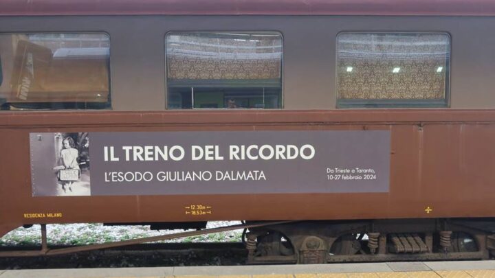 Foibe ed esodo giuliano-dalmata: il treno del ricordo in un viaggio multimediale di dieci tappe un per onorare le vittime