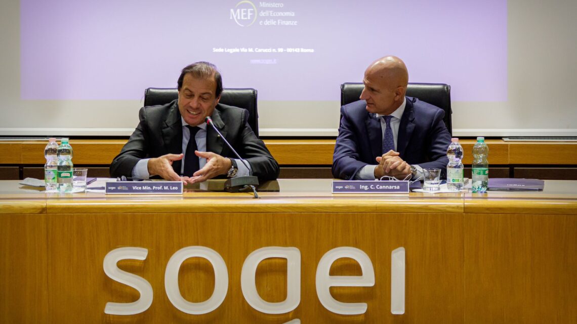 SOGEI: visita del Viceministro On. Leo SOGEI: visita del Viceministro On. Leo