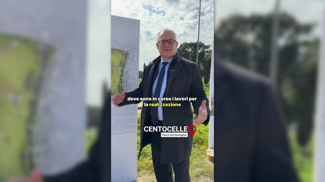 Gualtieri scommette sul parco di Centocelle Gualtieri scommette sul parco di Centocelle