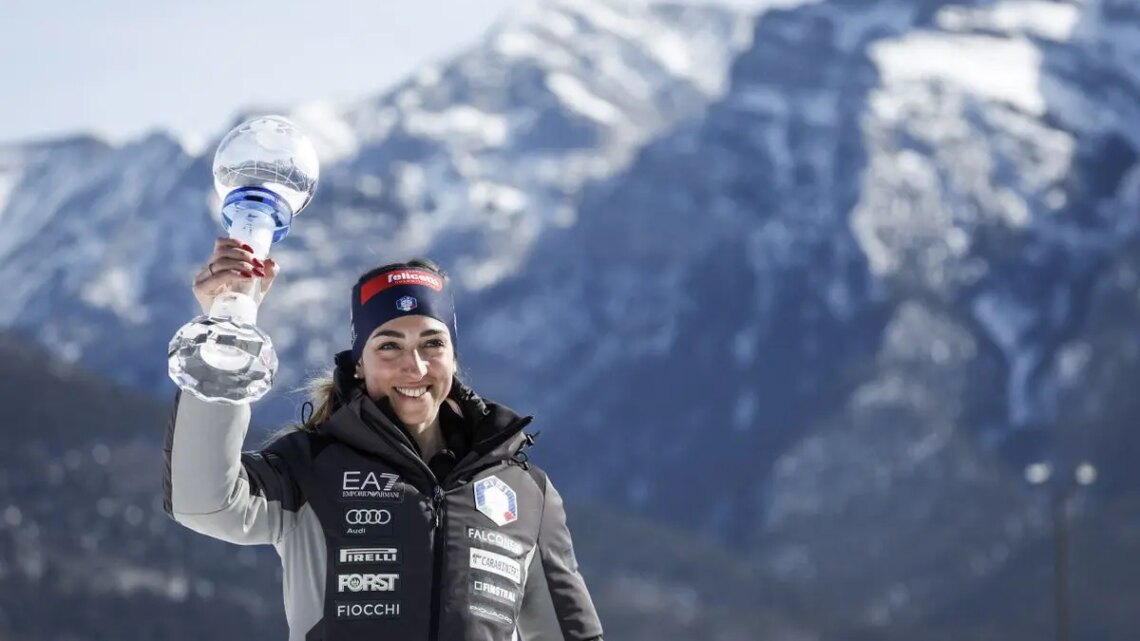 Lisa Vittozzi vince la Coppa del mondo di biathlon Lisa Vittozzi vince la Coppa del mondo di biathlon