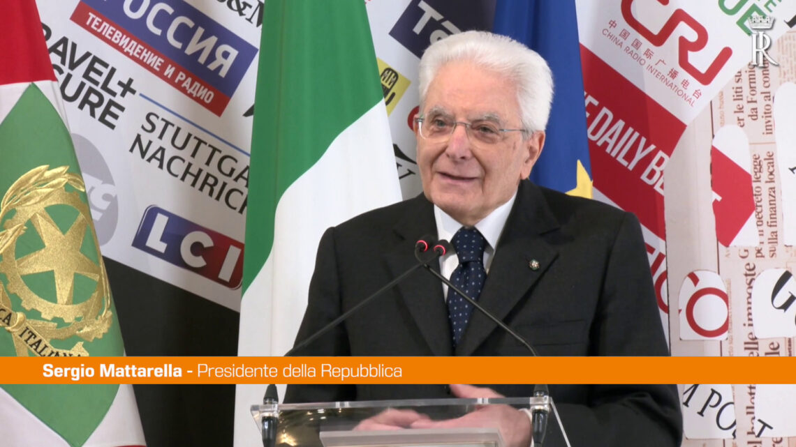 Mattarella “Estinguere i fuochi di guerra in Europa” Mattarella “Estinguere i fuochi di guerra in Europa”