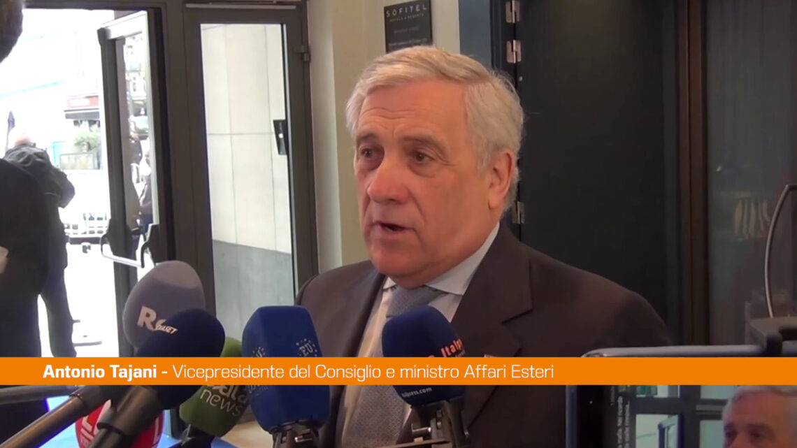 Tajani “L’Unione Europea deve lavorare per la pace” Tajani “L’Unione Europea deve lavorare per la pace”