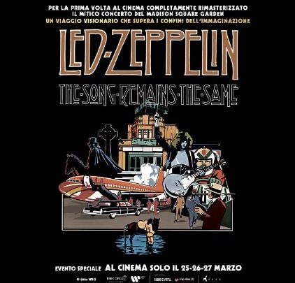 Led Zeppelin: The Song Remains the Same, lunedì 18 a Milano l’anteprima del film concerto
