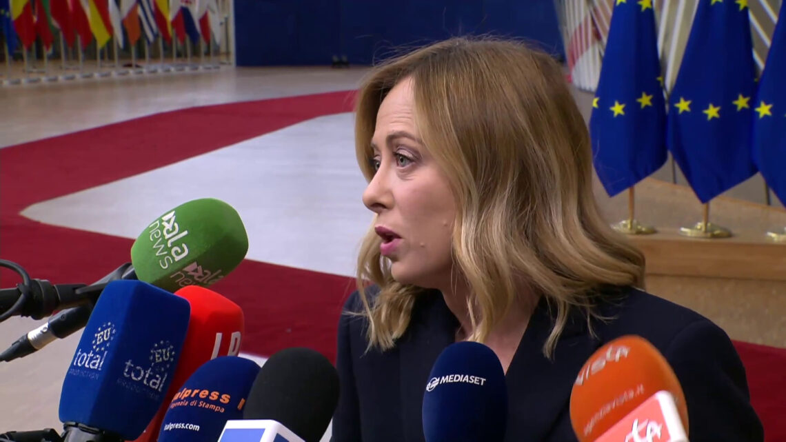 Ue, Meloni “Von der Leyen bis? Il tema è per fare cosa” Ue, Meloni “Von der Leyen bis? Il tema è per fare cosa”