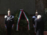 Mattarella alle Fosse Ardeatine per l’80° anniversario dell’eccidio