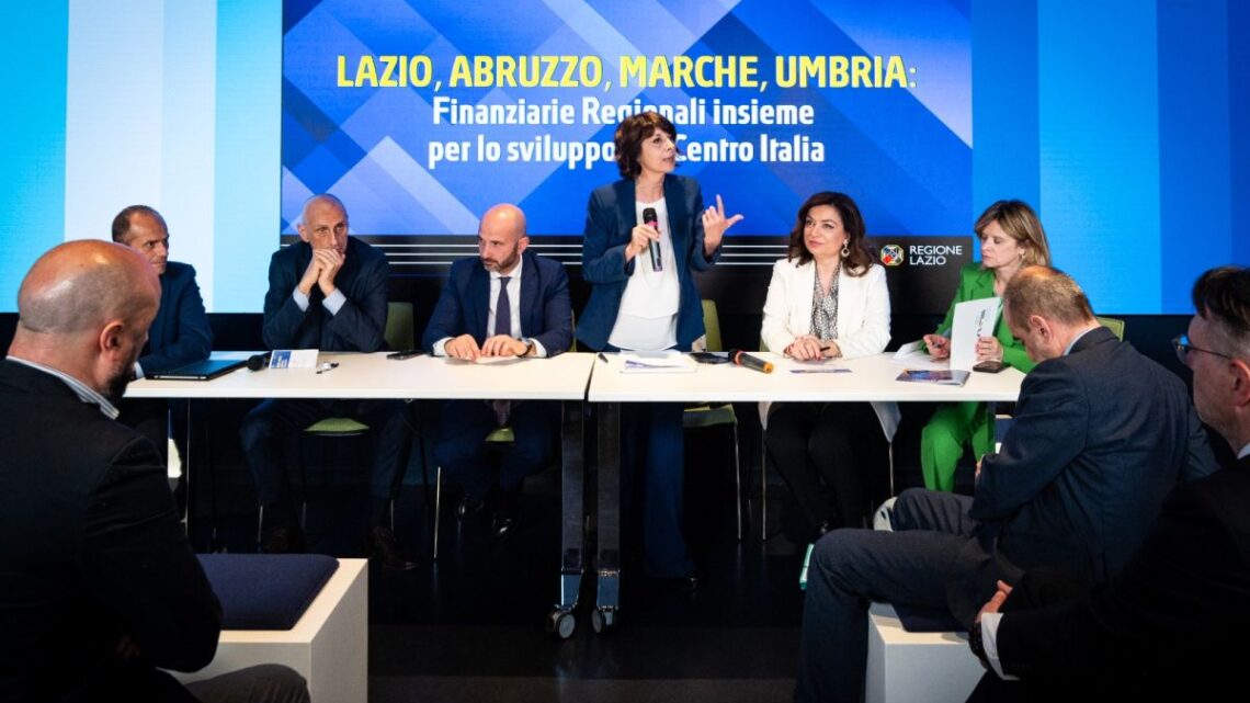 Protocollo intesa tra le finanziarie di Lazio, Abruzzo, Marche e Umbria Protocollo intesa tra le finanziarie di Lazio, Abruzzo, Marche e Umbria