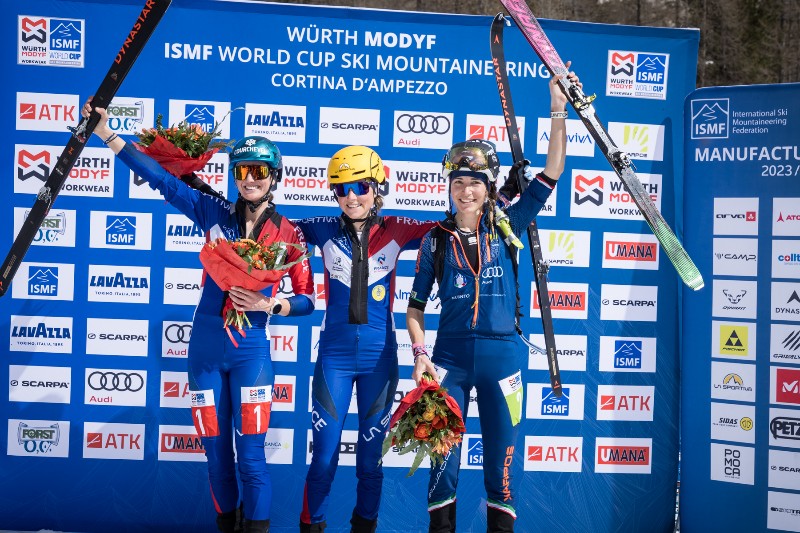 Cortina Skimo Cup, Italia due volte sul podio nell’Individual delle Finali
