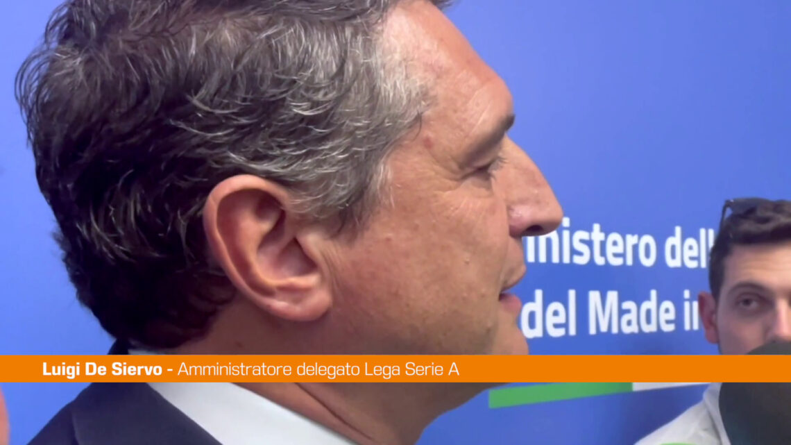 De Siervo “Serie A al servizio del Paese e del made in Italy” De Siervo “Serie A al servizio del Paese e del made in Italy”