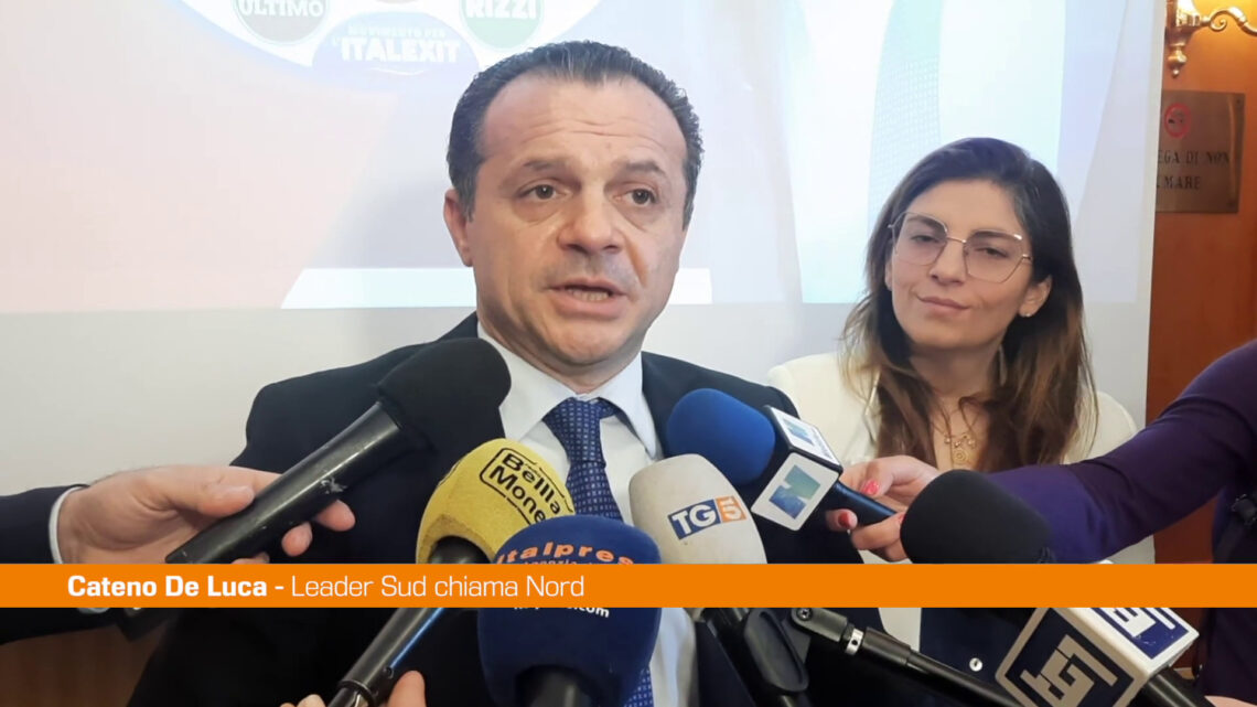 Europee, Cateno De Luca “Puntiamo a ben oltre il 4%” Europee, Cateno De Luca “Puntiamo a ben oltre il 4%”